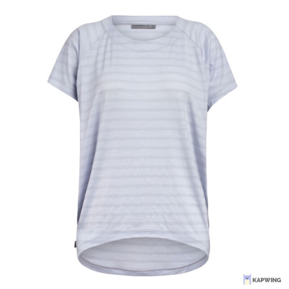 Icebreaker “Elowen” Crewe top NWT - grey with purple tones/periwinkle